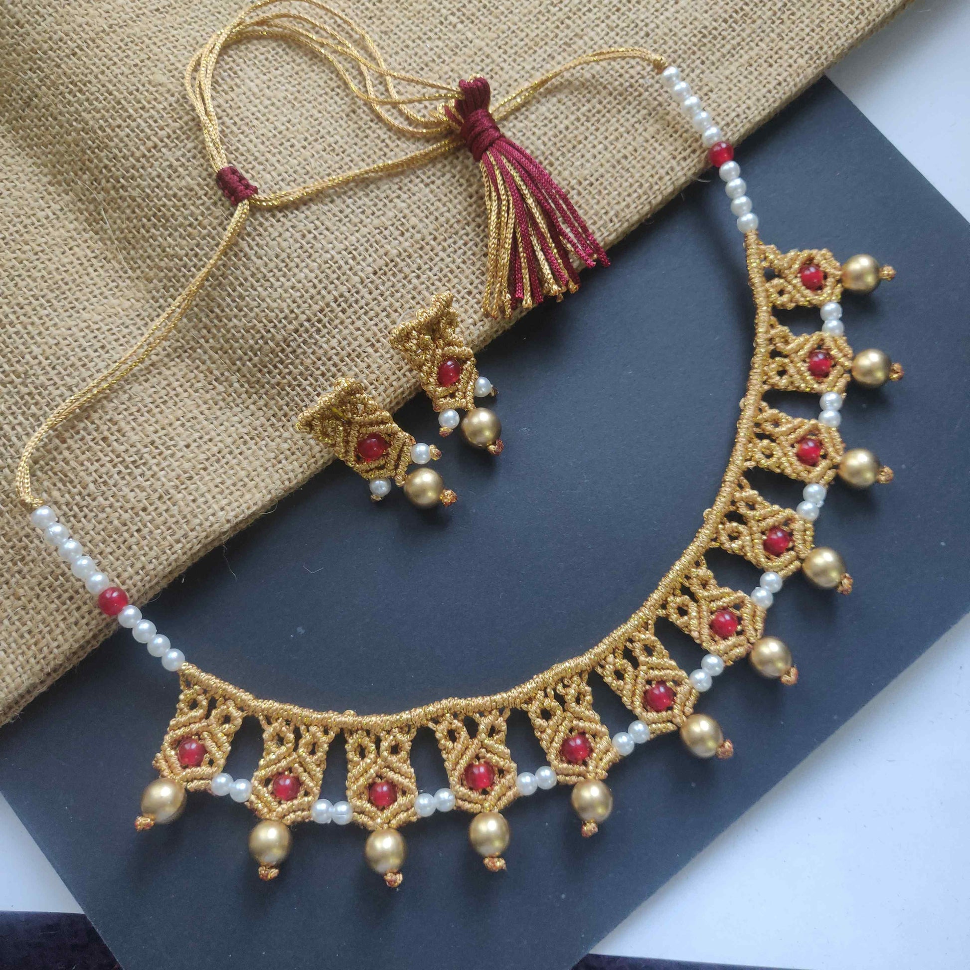 bead necklace pearl necklace gold necklace set stud earrings bead earrings pearl earrings traditional necklace set