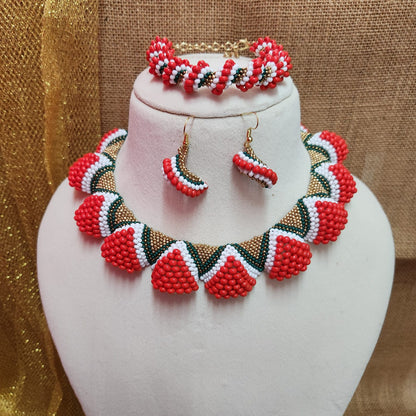 bead jewellery party necklace floral geometric jewellery for collar outfits V neck outfits
