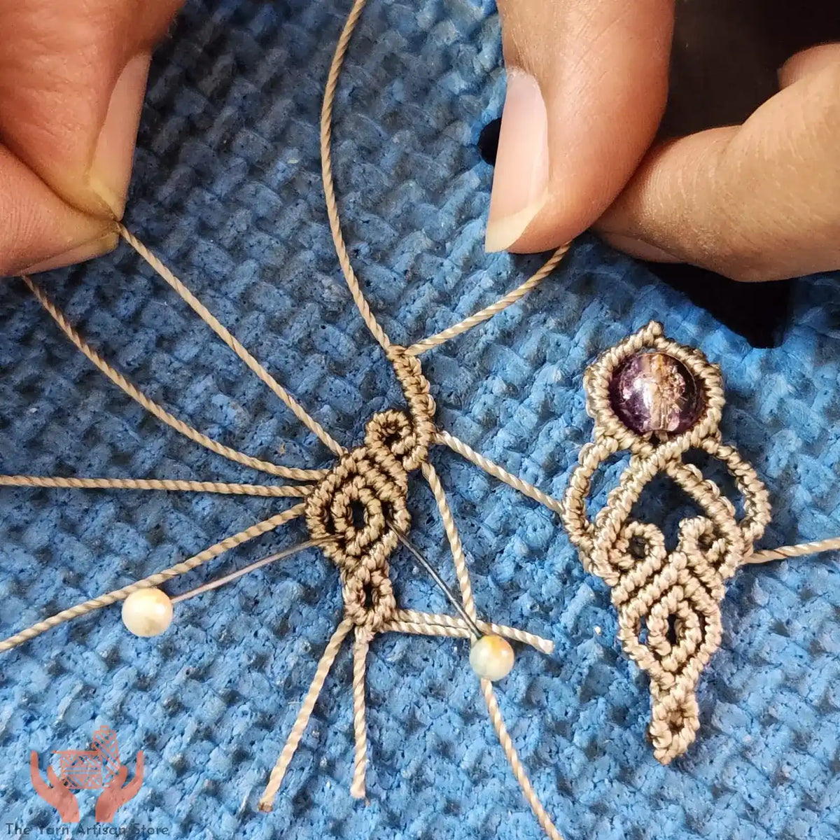Sabitha macrame necklace set